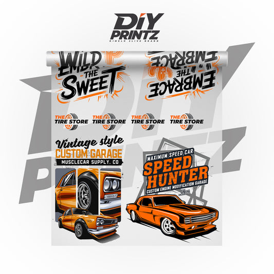 Wholesale DTF Transfers just upload your print ready gang sheet at DIY Printz