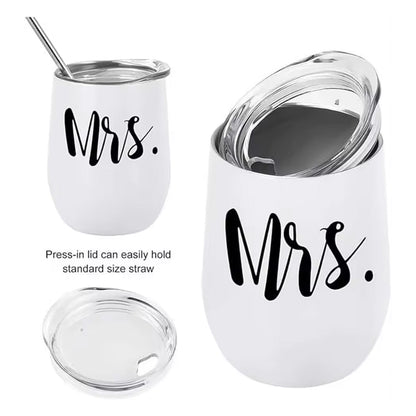 12 oz Blank Eggball Sublimation Tumbler