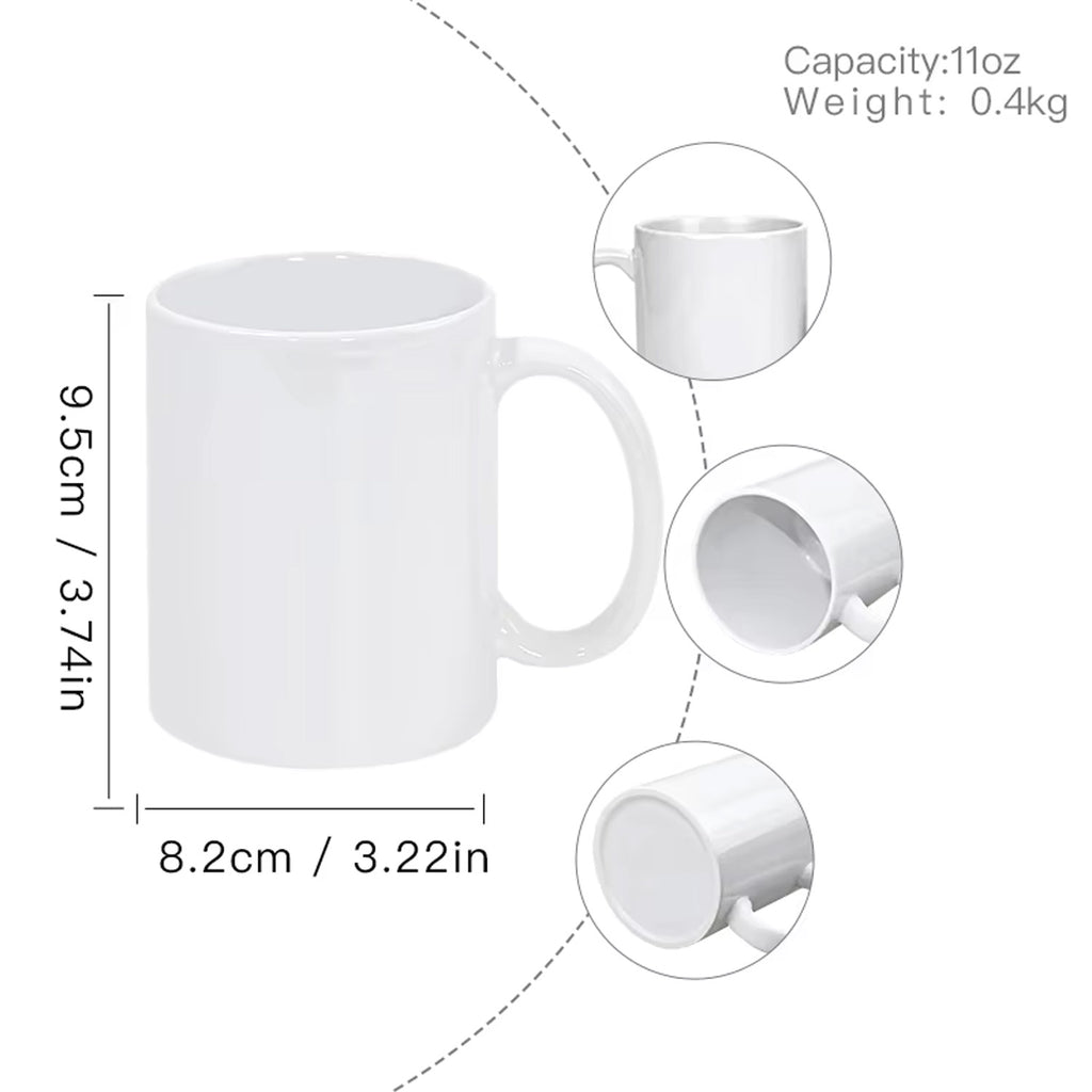 Looking for custom DIY Sublimation Mugs? Then DIY Printz in Davie are your go to for sublimation Blanks.