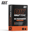 Create print ready halftone prints with our DIY Halftone App created by Dimelo 2live for DIY Printz.