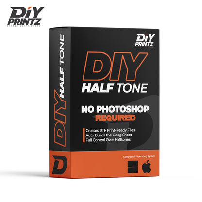 Create print ready halftone prints with our DIY Halftone App created by Dimelo 2live for DIY Printz.