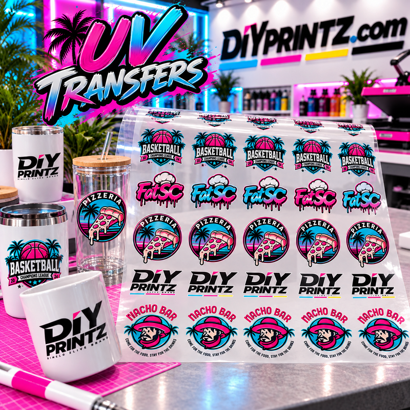 UV DTF transfers