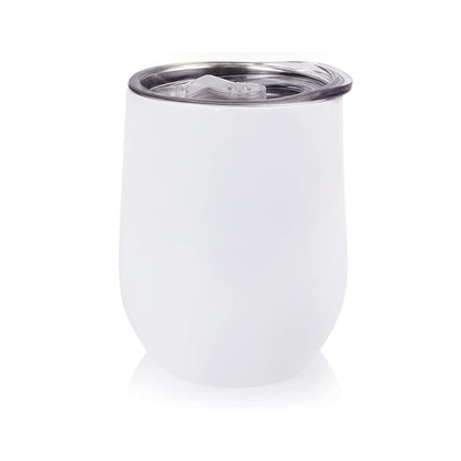 DIY PRINTZ 12 oz eggball sublimation tumbler blank front view