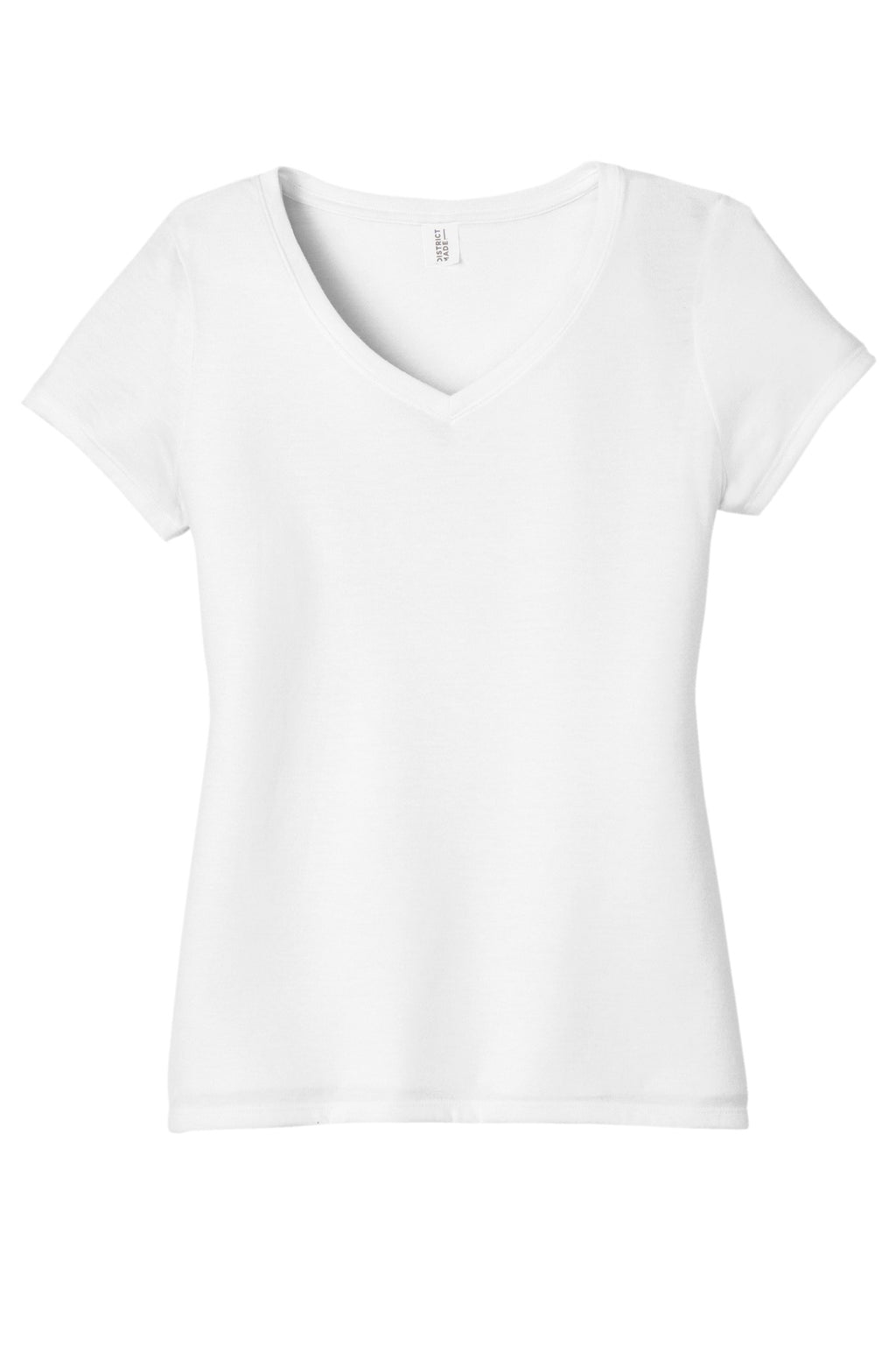 District Women's Perfect Tri V-Neck Tee. DM1350L