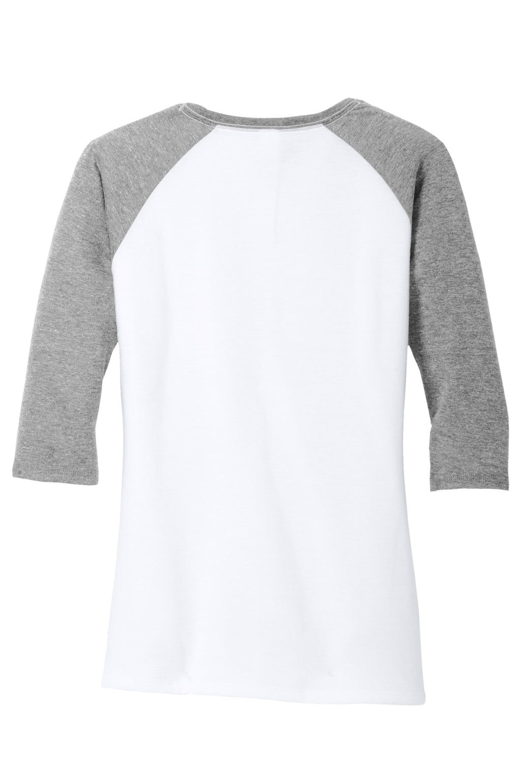 District Women's Perfect Tri 3/4-Sleeve Raglan. DM136L
