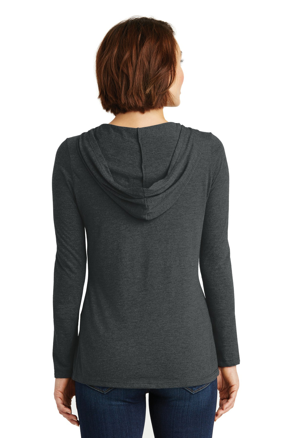 District Women's Perfect Tri Long Sleeve Hoodie. DM139L