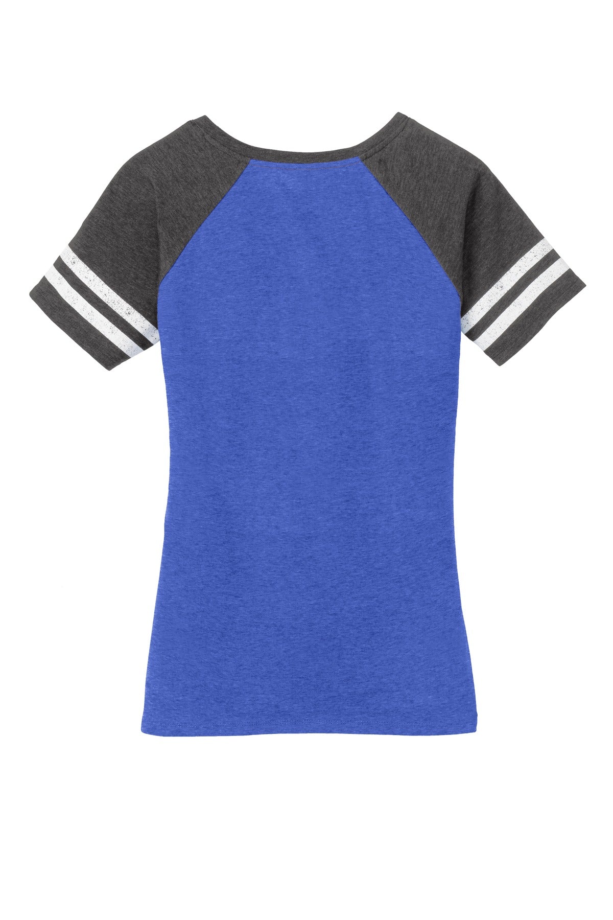 District  Women's Game V-Neck Tee. DM476