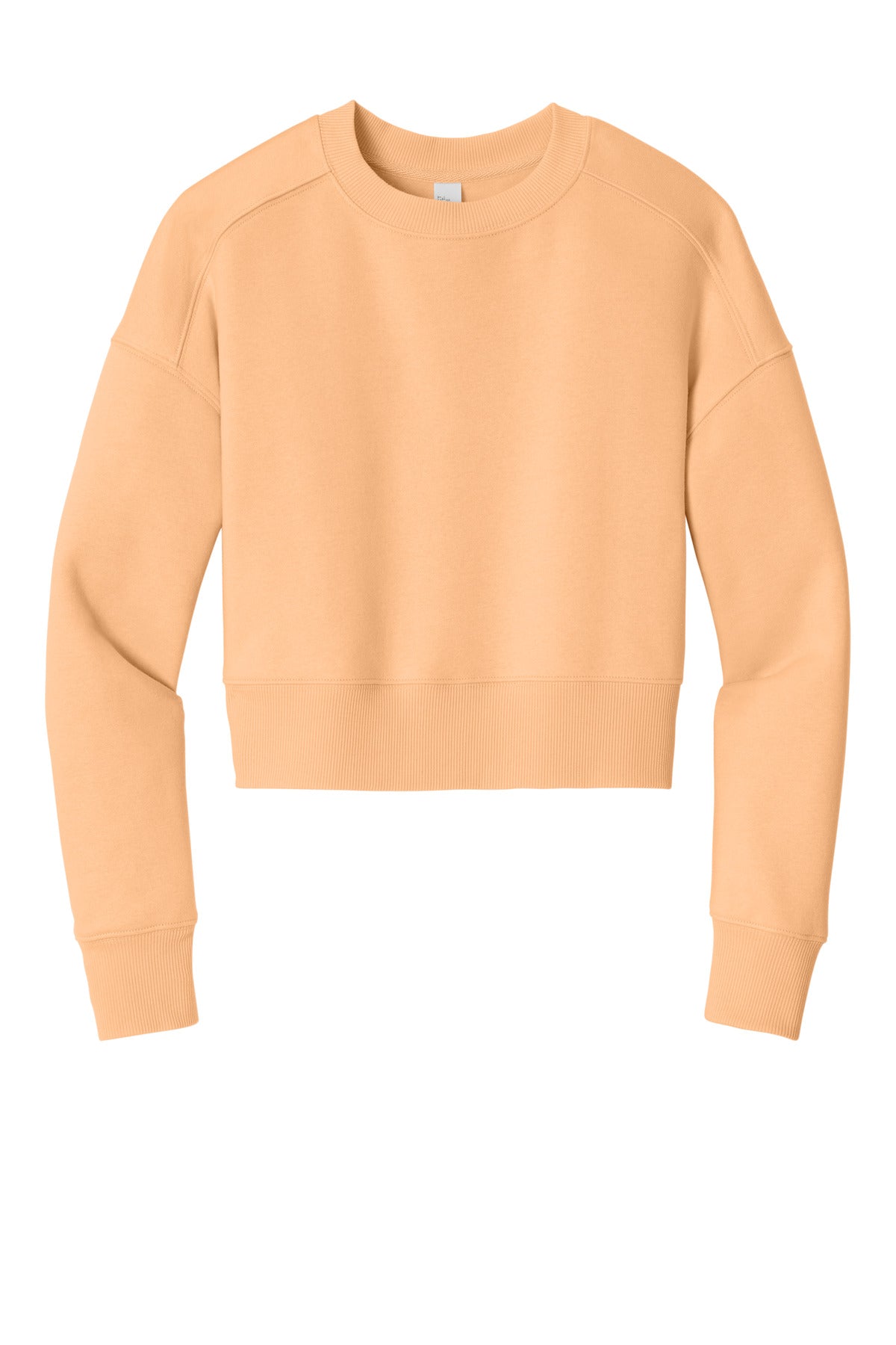 District  Women's Perfect Weight  Fleece Cropped Crew DT1105