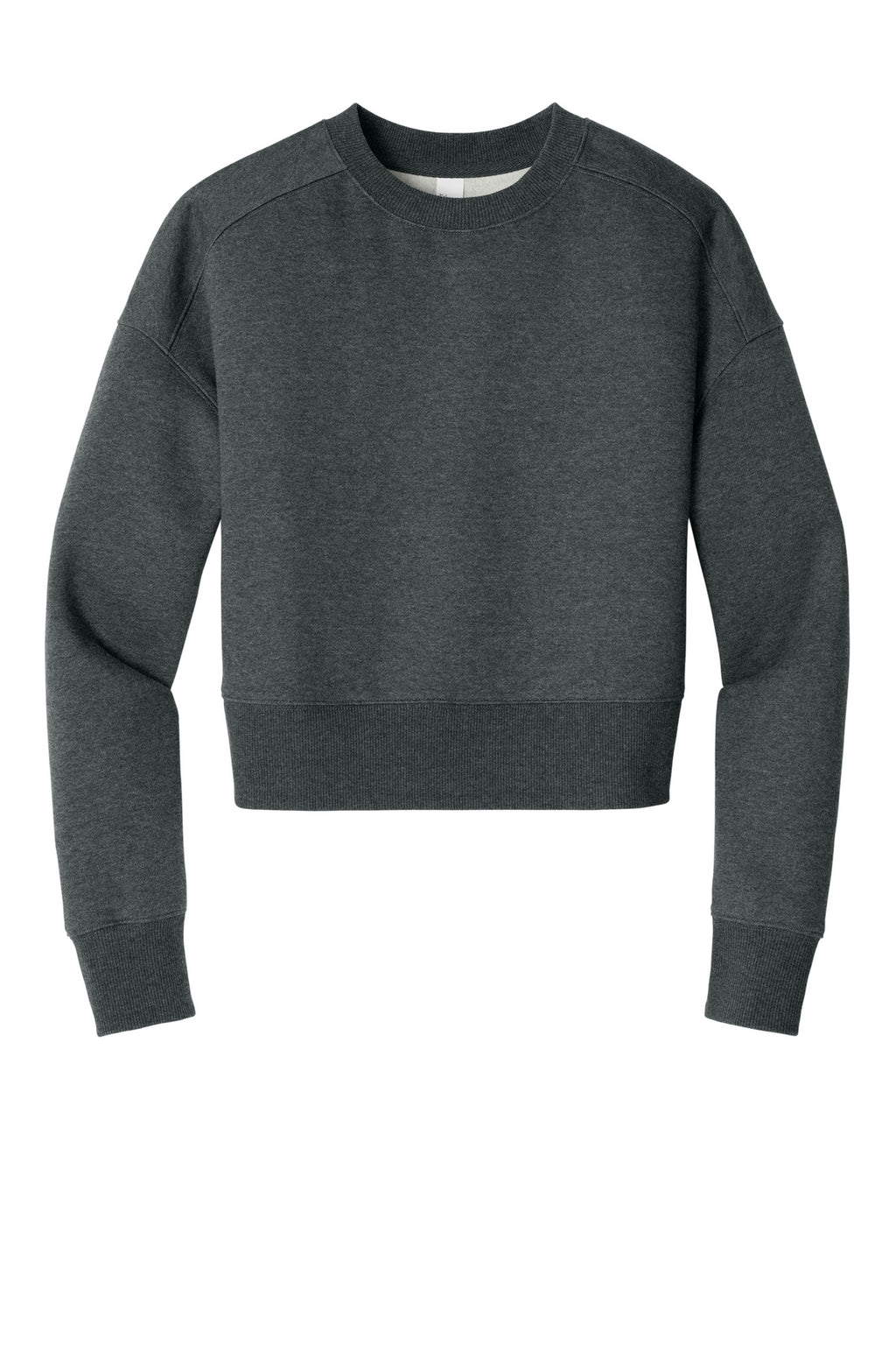 District  Women's Perfect Weight  Fleece Cropped Crew DT1105