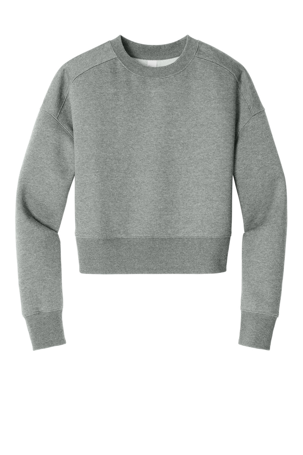 District  Women's Perfect Weight  Fleece Cropped Crew DT1105