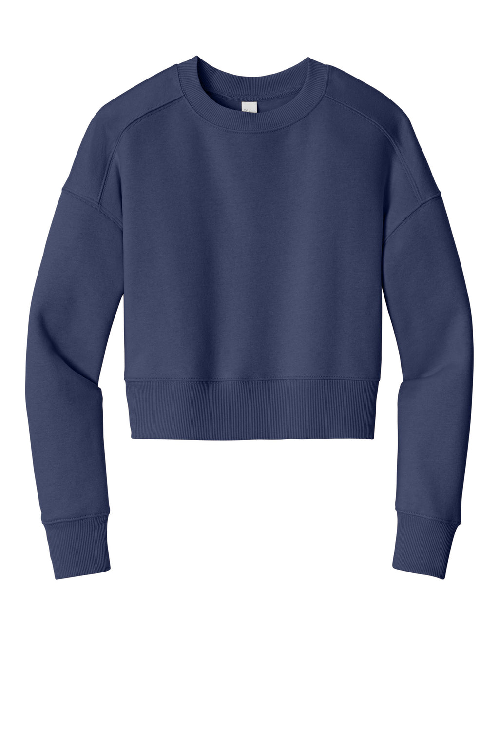 District  Women's Perfect Weight  Fleece Cropped Crew DT1105