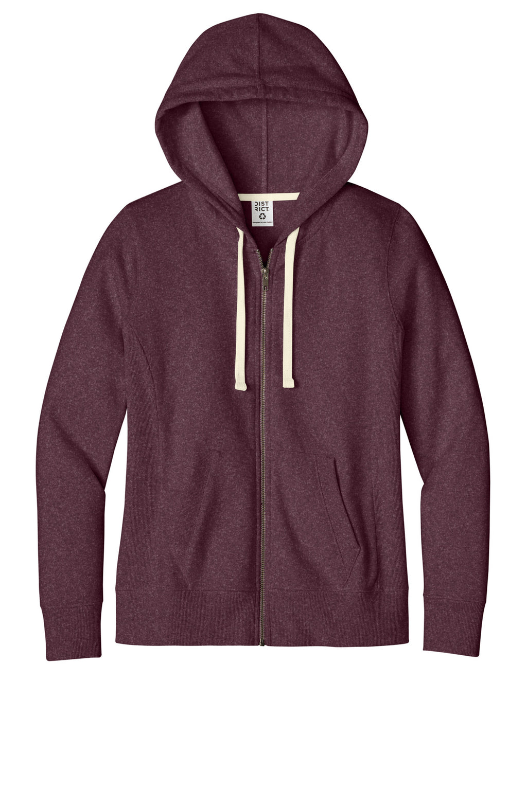 District Women's Re-FleeceFull-Zip Hoodie DT8103