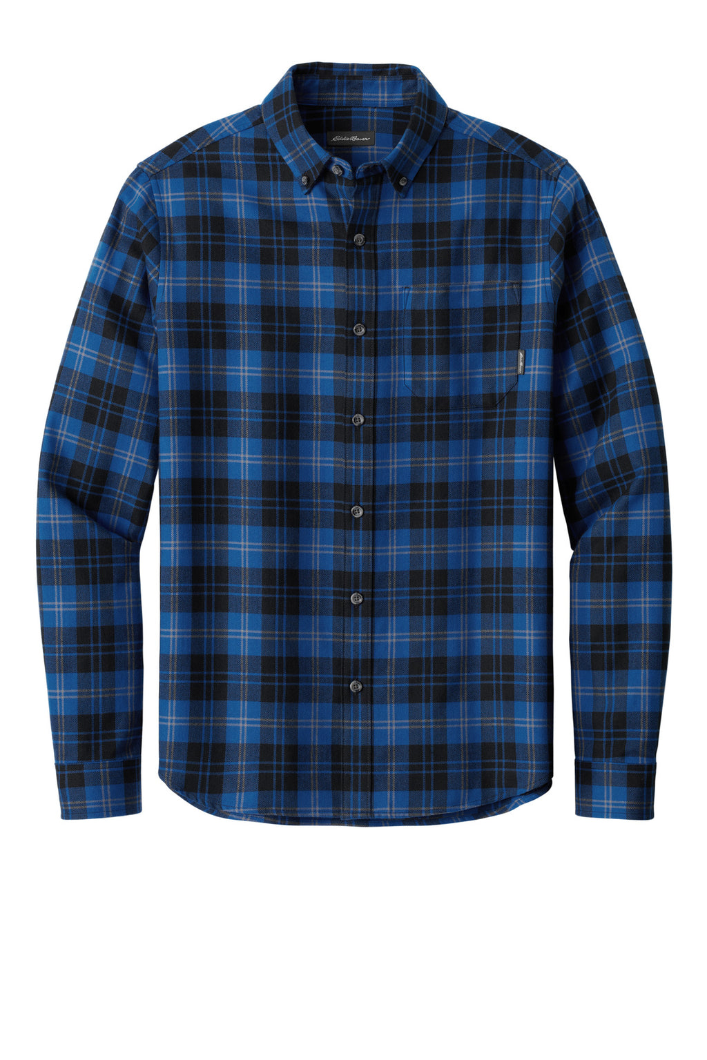 Eddie Bauer Long Sleeve Favorite Flannel Plaid Shirt EB610