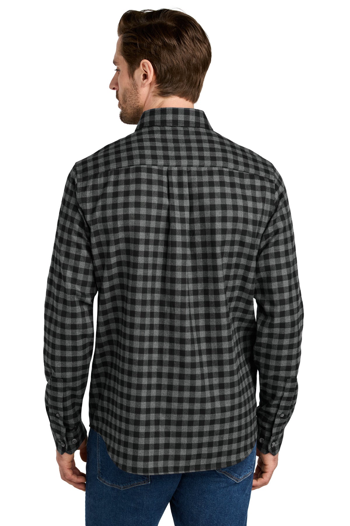 Eddie Bauer Long Sleeve Favorite Flannel Plaid Shirt EB610
