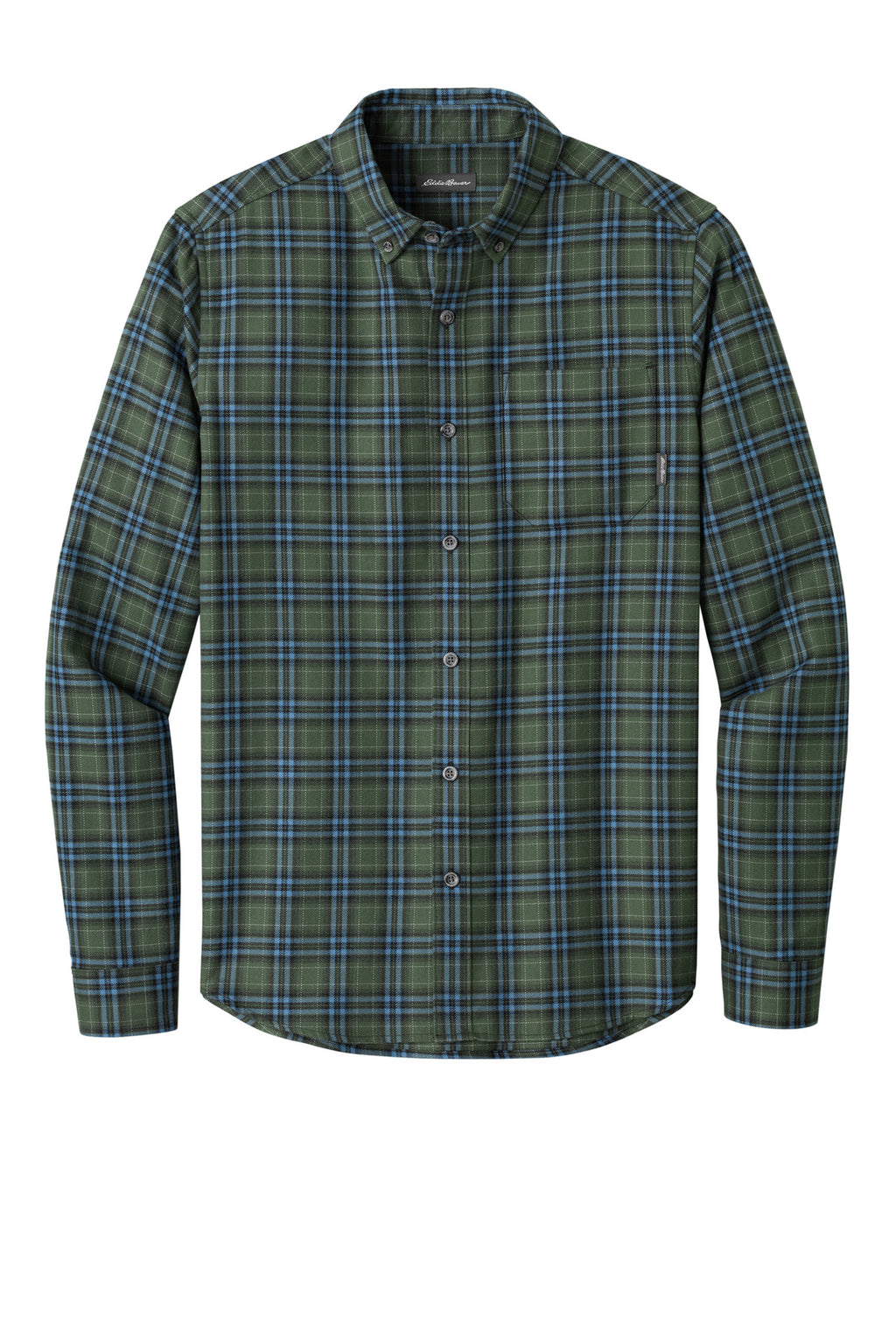 Eddie Bauer Long Sleeve Favorite Flannel Plaid Shirt EB610