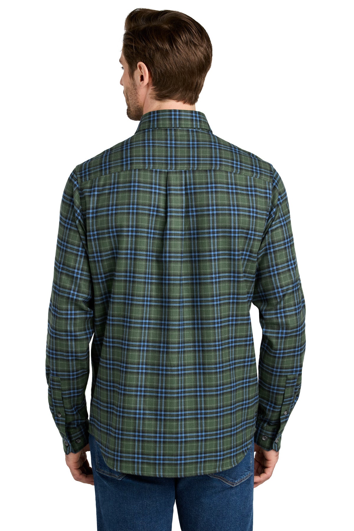 Eddie Bauer Long Sleeve Favorite Flannel Plaid Shirt EB610