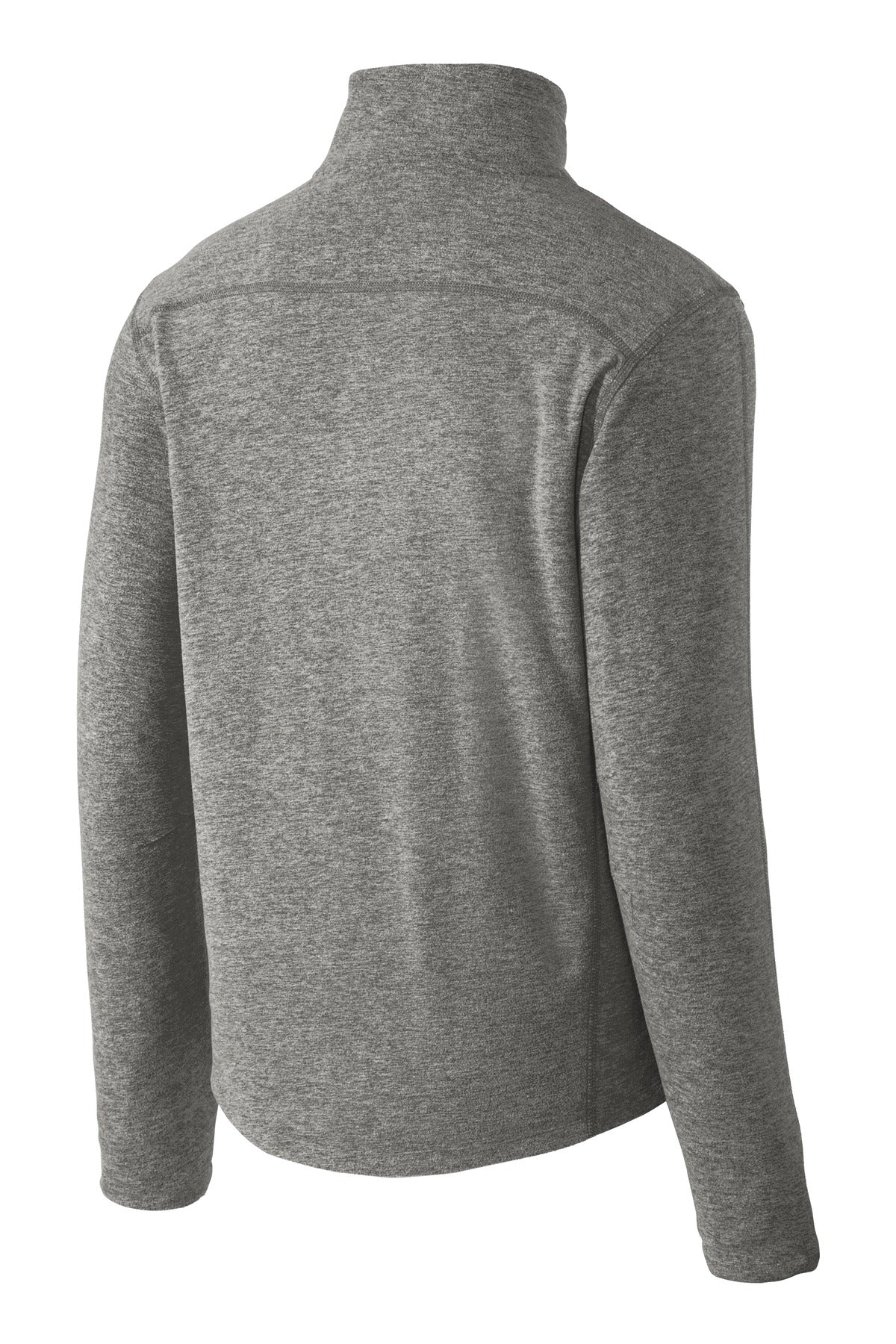 Port Authority Heather Microfleece Full-Zip Jacket. F235