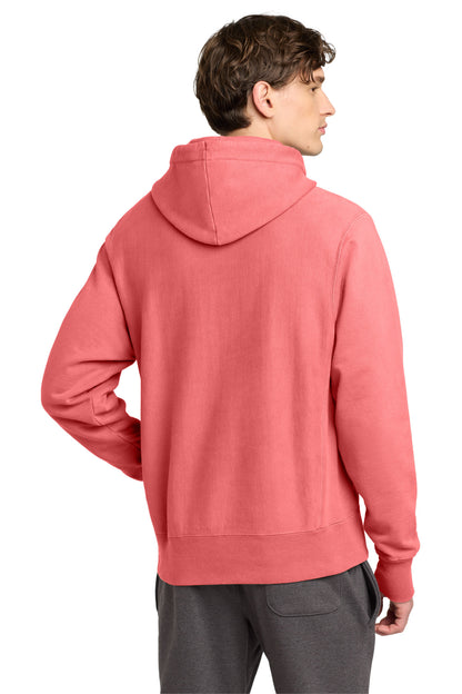 Champion  Reverse Weave  Garment-Dyed Hooded Sweatshirt. GDS101