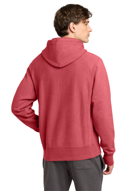 Champion  Reverse Weave  Garment-Dyed Hooded Sweatshirt. GDS101