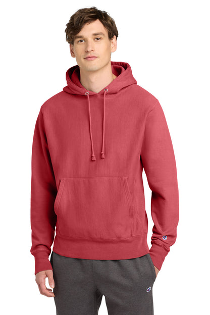 Champion  Reverse Weave  Garment-Dyed Hooded Sweatshirt. GDS101