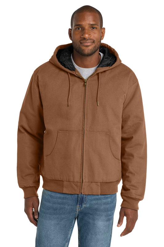 CornerStone - Duck Cloth Hooded Work Jacket.  J763H
