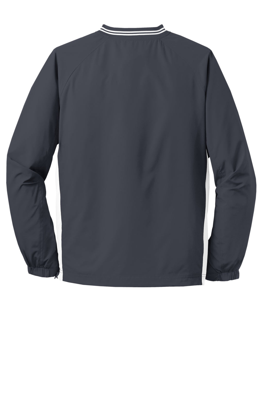 Sport-Tek Tipped V-Neck Raglan Wind Shirt. JST62