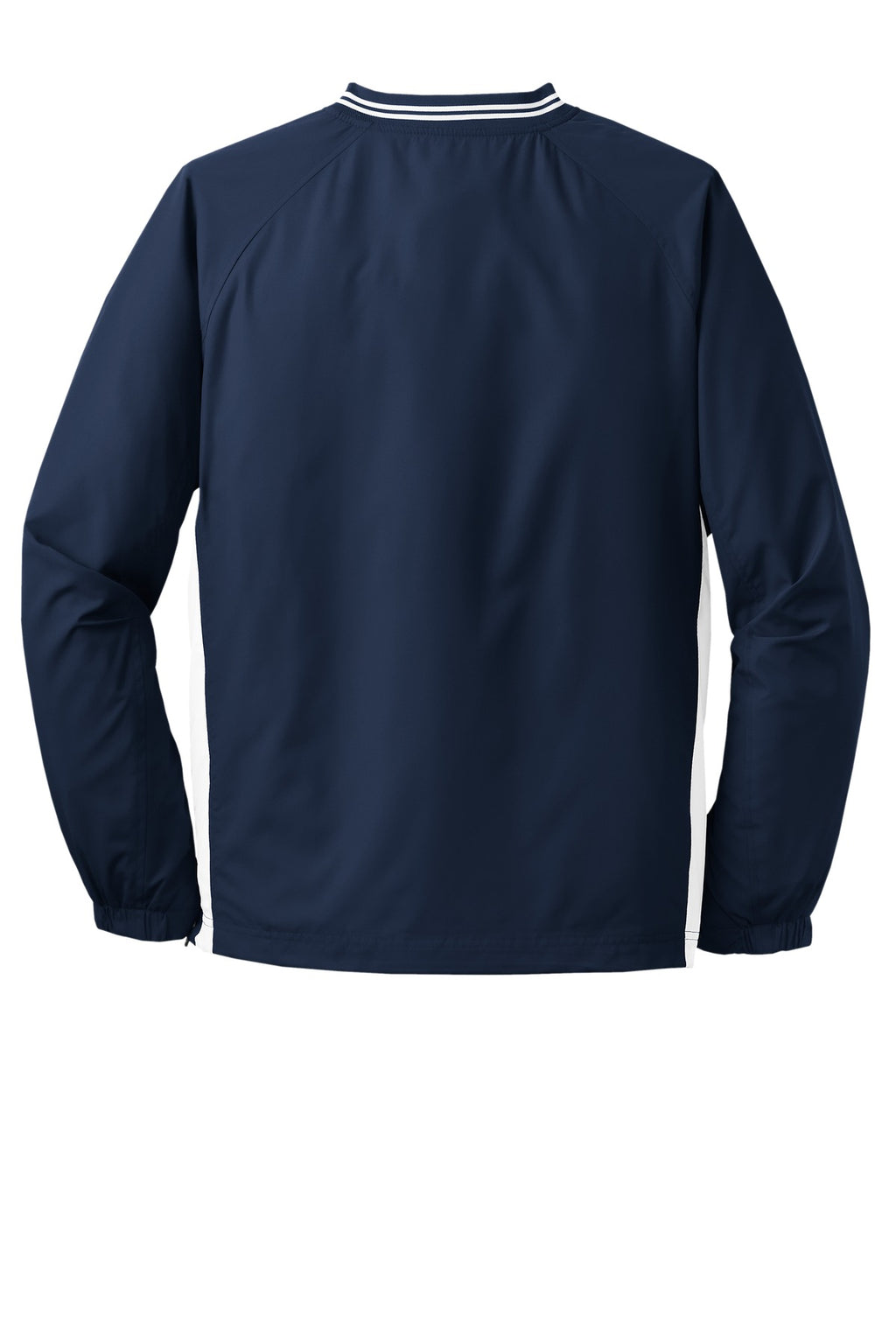 Sport-Tek Tipped V-Neck Raglan Wind Shirt. JST62