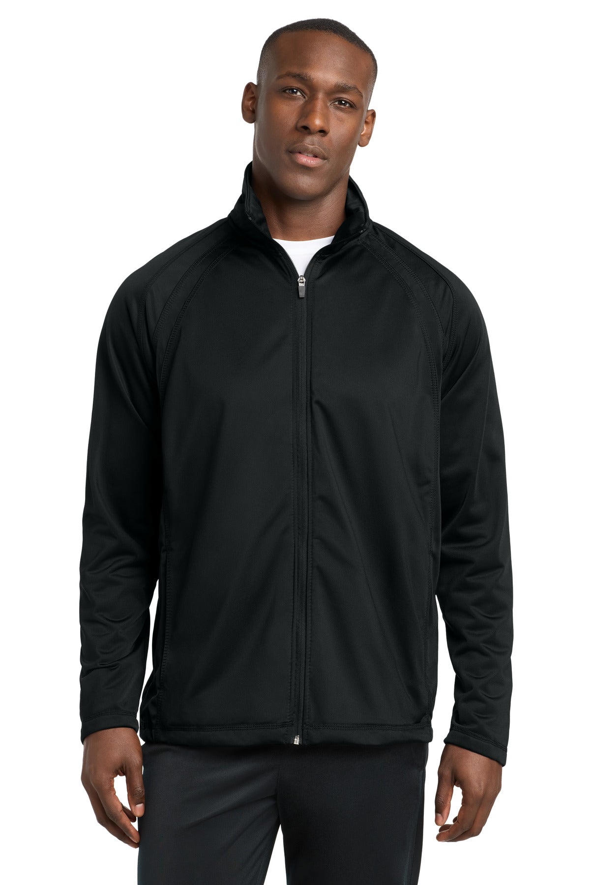 Sport-Tek Tricot Track Jacket. JST90