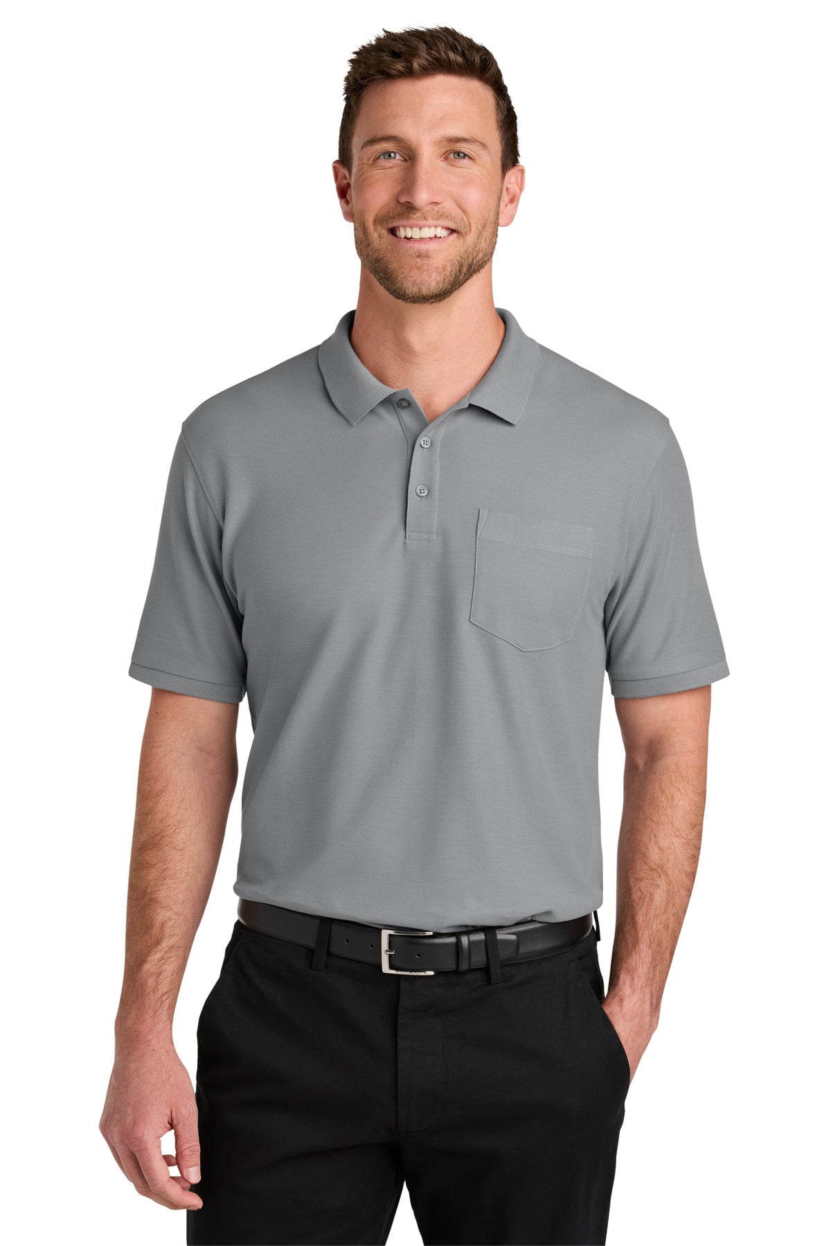 Port Authority Wearever Signature Pique Pocket Polo K200P