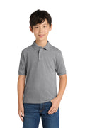 Port & Co Youth Core Blend Jersey Knit Polo. KP55Y