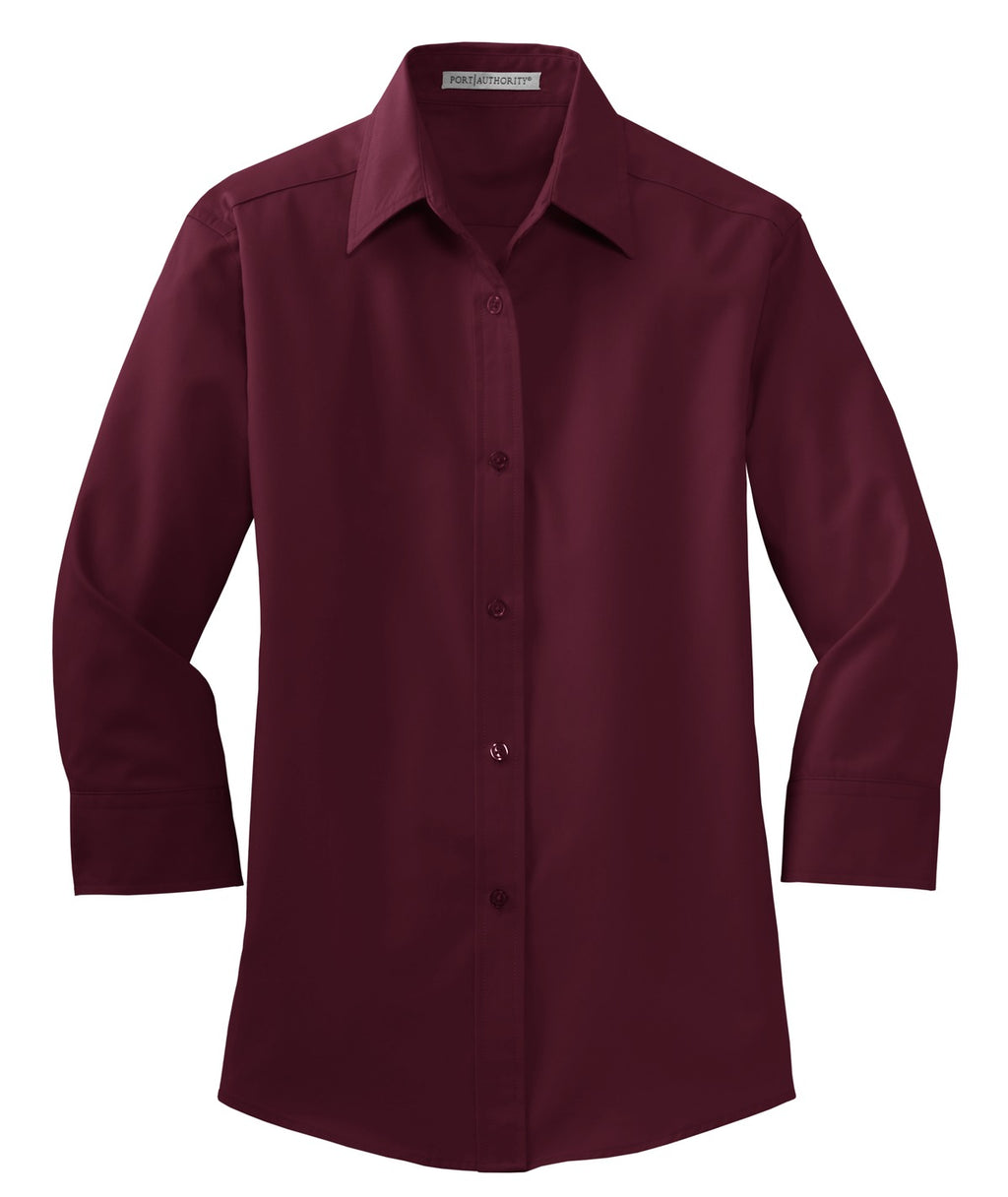 Port Authority Women's 3/4-Sleeve Easy Care Shirt. L612