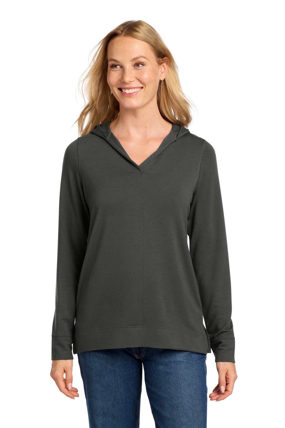 Port Authority Women's Microterry Pullover Hoodie LK826