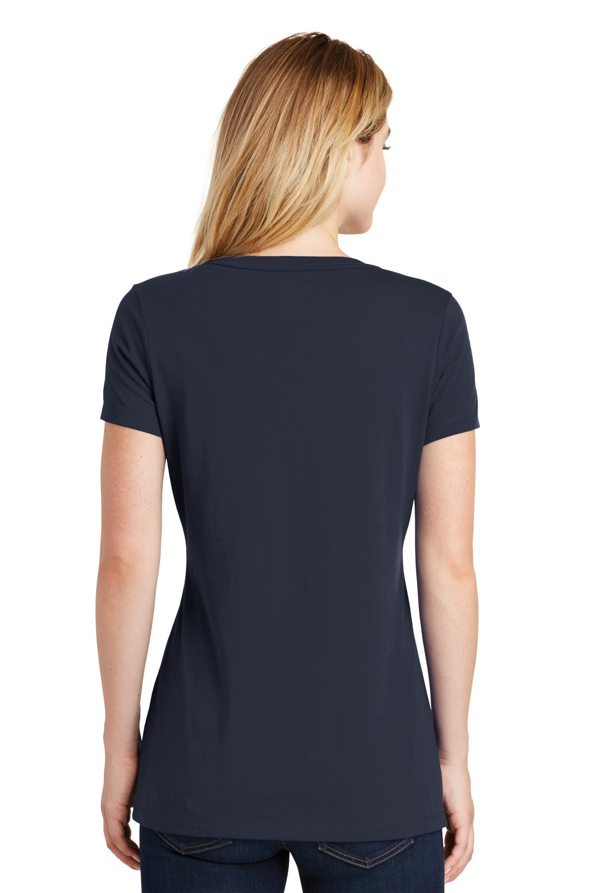 New Era  Women's Heritage Blend V-Neck Tee. LNEA101