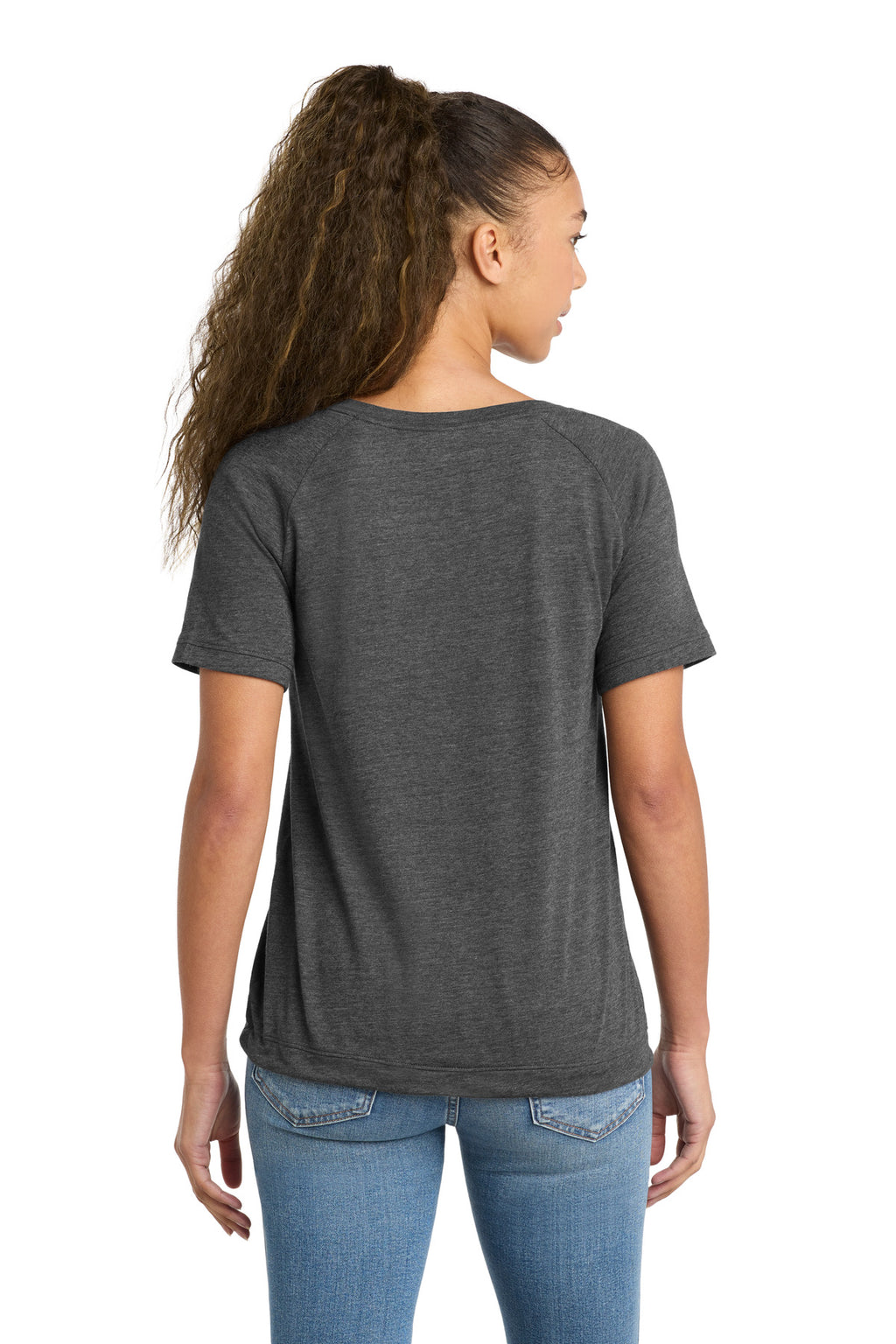 New Era  Women's Tri-Blend Performance Cinch Tee. LNEA133