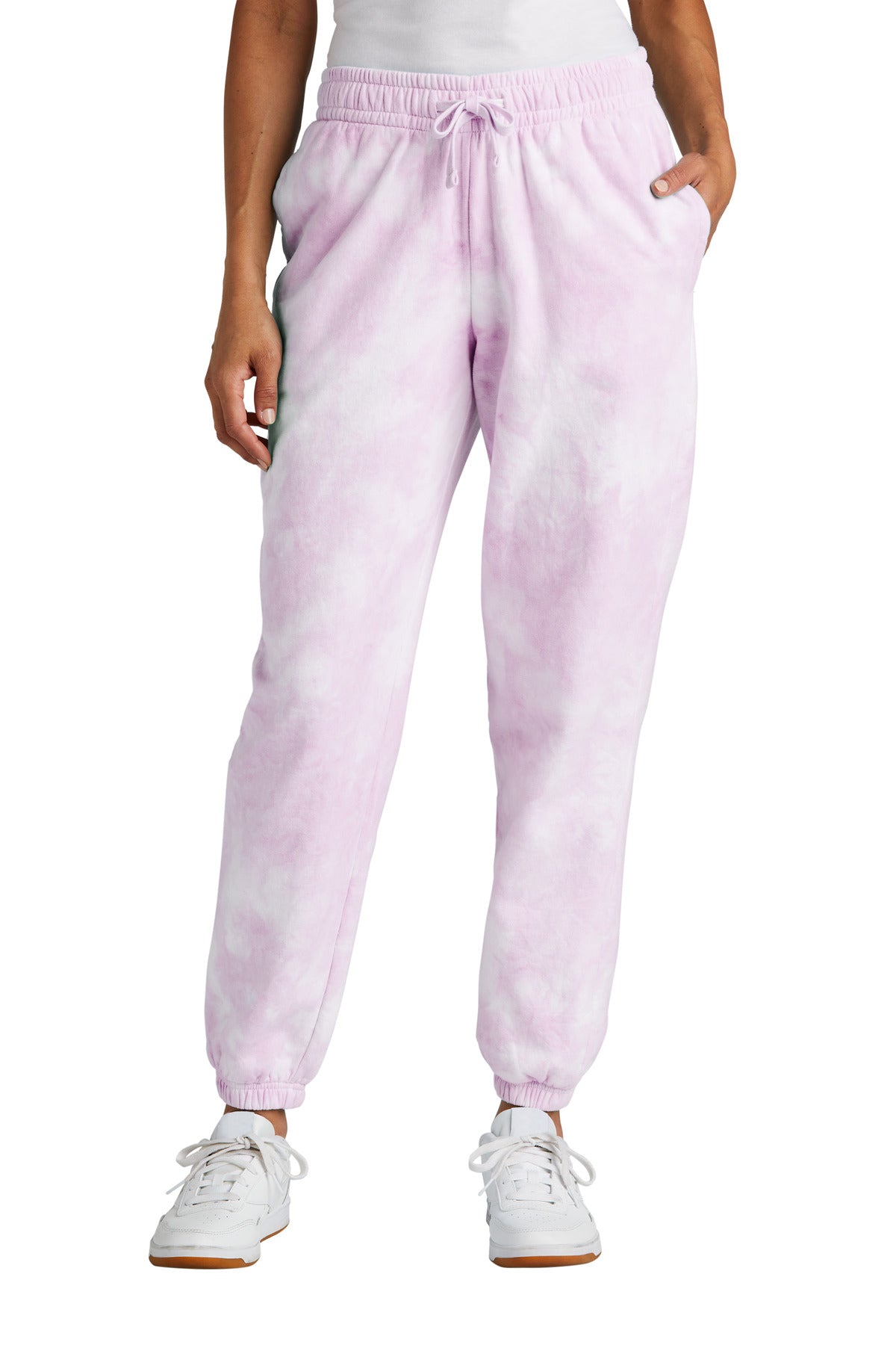 Port & Co Women's Beach Wash Cloud Tie-Dye Sweatpant LPC140P
