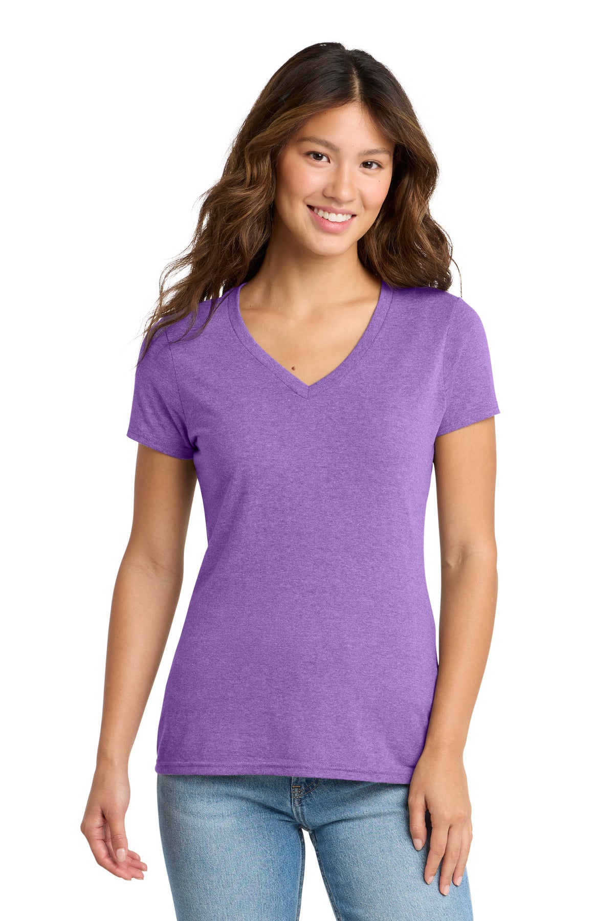 Port & Co Women's Tri-Blend V-Neck Tee. LPC330V