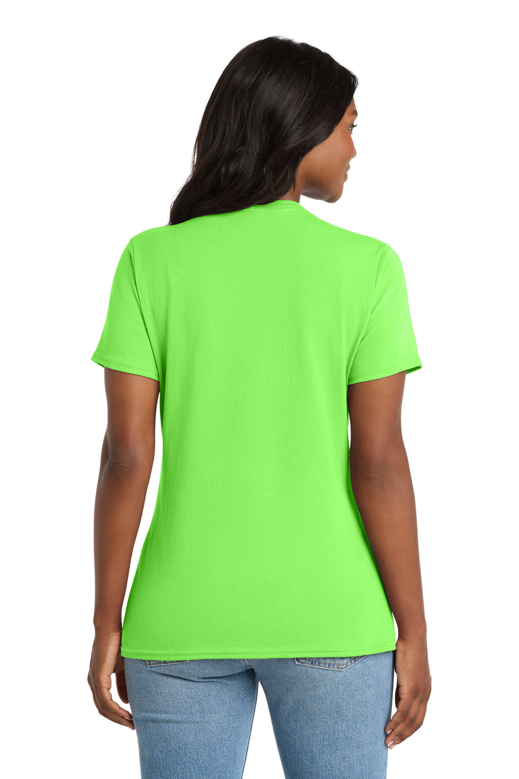 Port & Co Women's Core Cotton V-Neck Tee. LPC54V