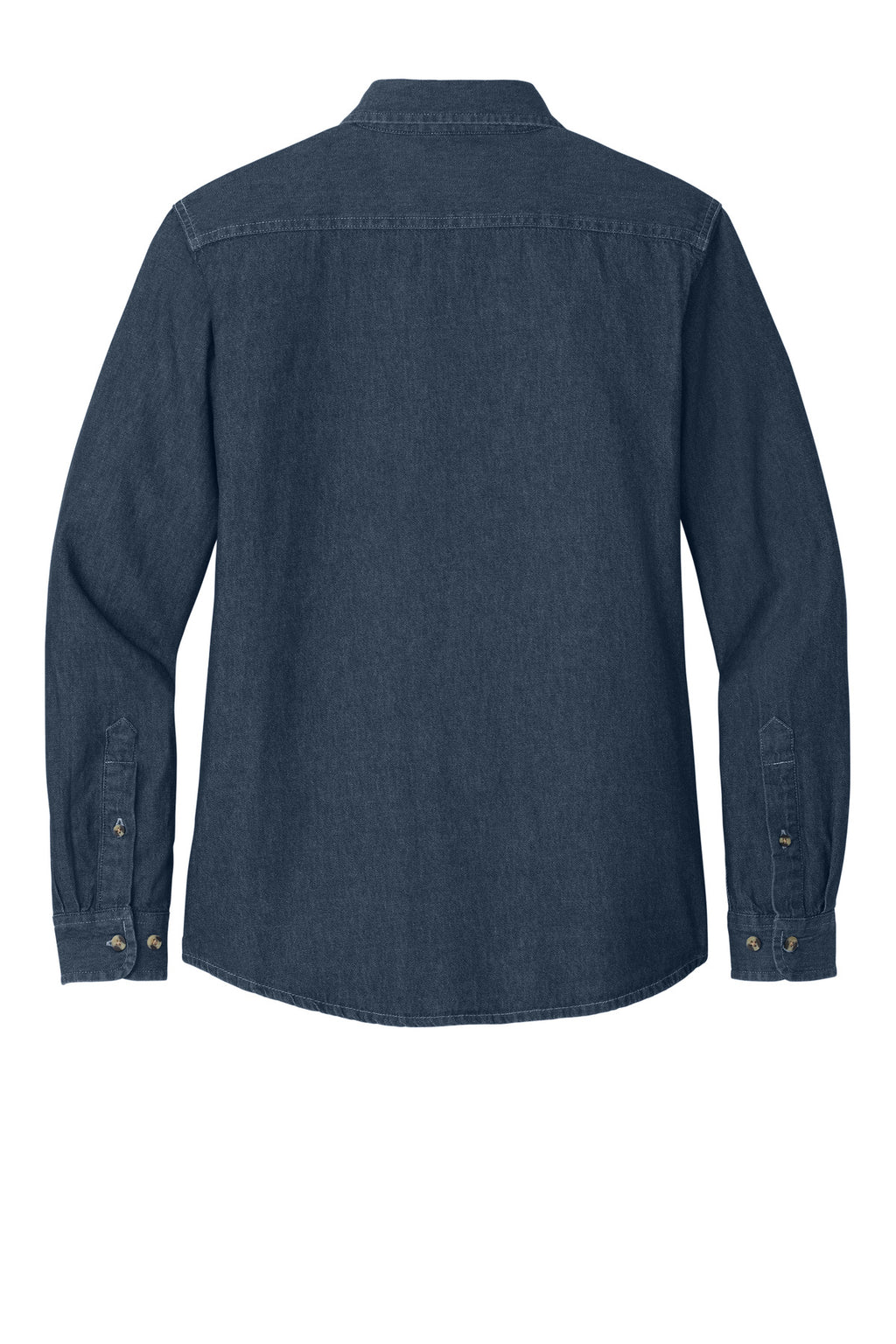Port & Co Women's Long Sleeve Value Denim Shirt.  LSP10