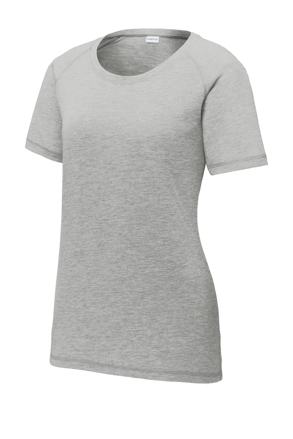 Sport-Tek  Women's PosiCharge  Tri-Blend Wicking Scoop Neck Raglan Tee. LST400