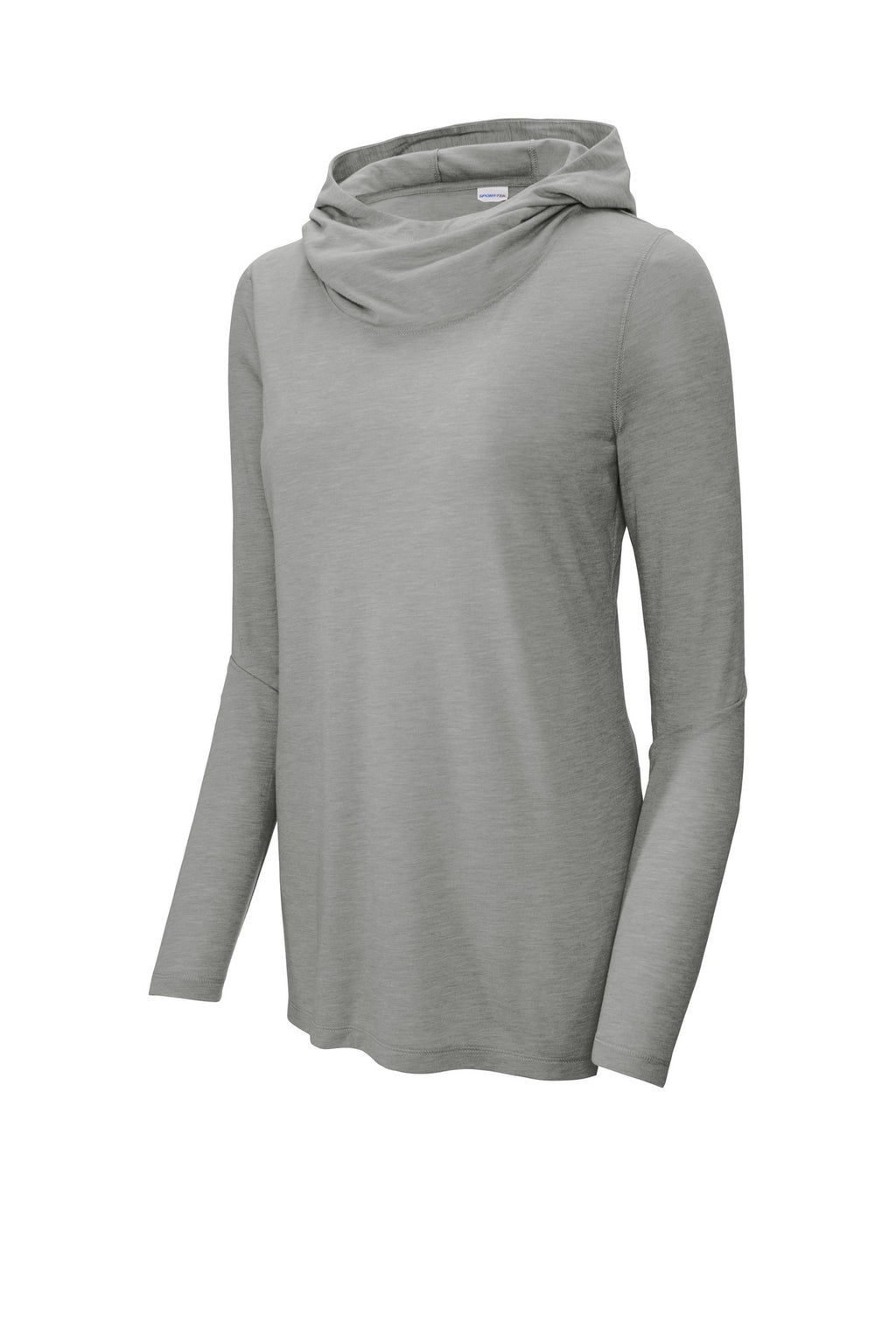 Sport-Tek Women's PosiCharge  Tri-Blend Wicking Long Sleeve Hoodie LST406