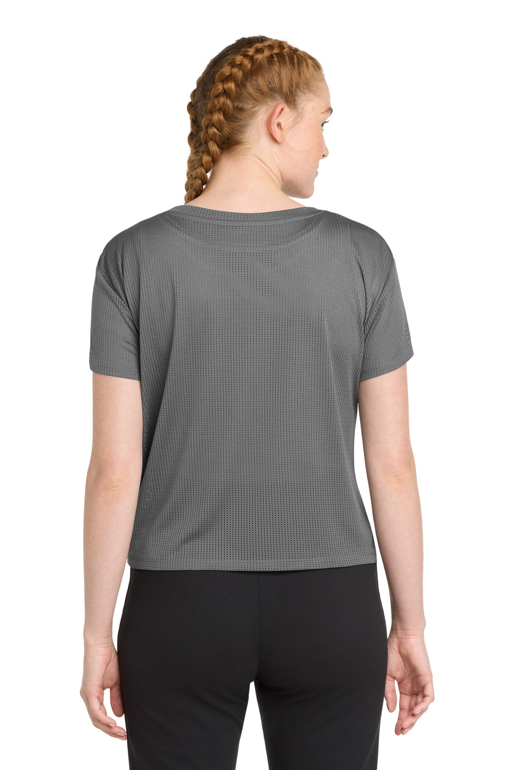 Sport-Tek  Women's PosiCharge  Draft Crop Tee. LST411