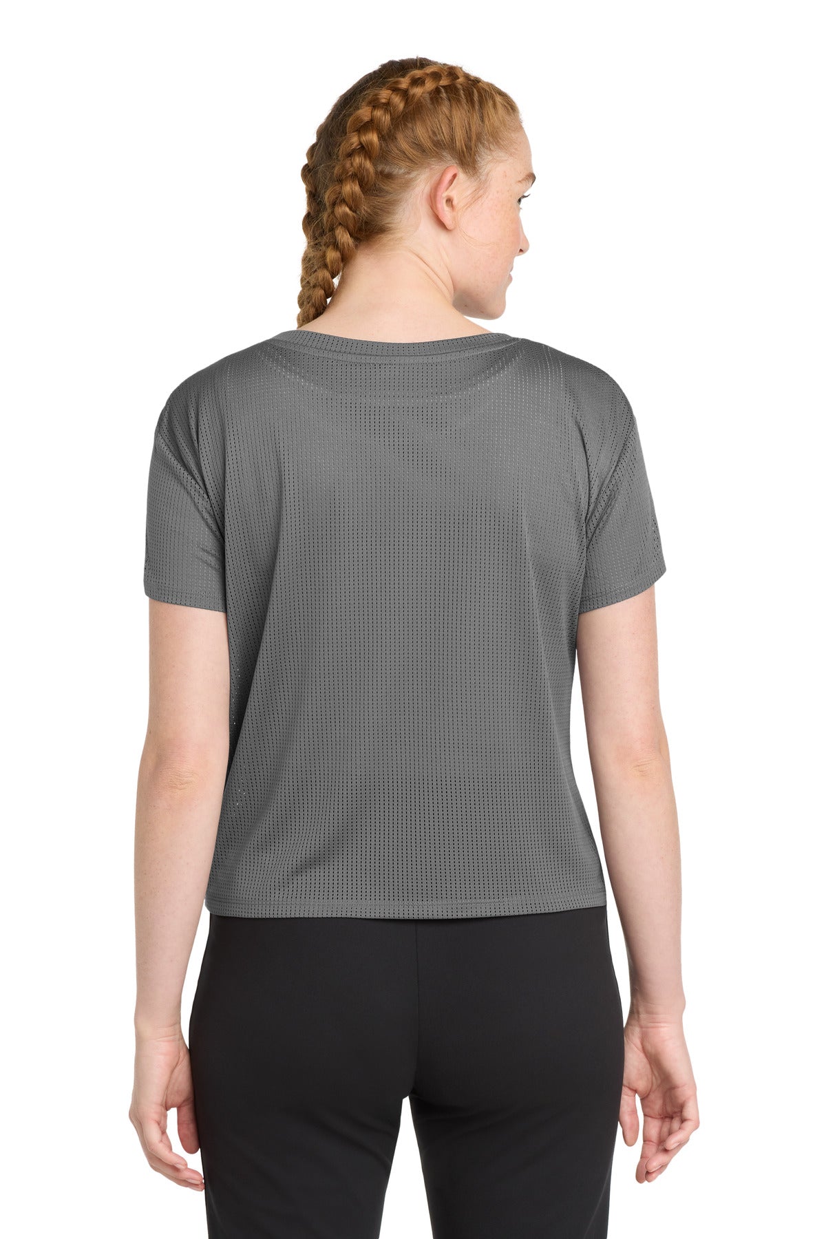 Sport-Tek  Women's PosiCharge  Draft Crop Tee. LST411