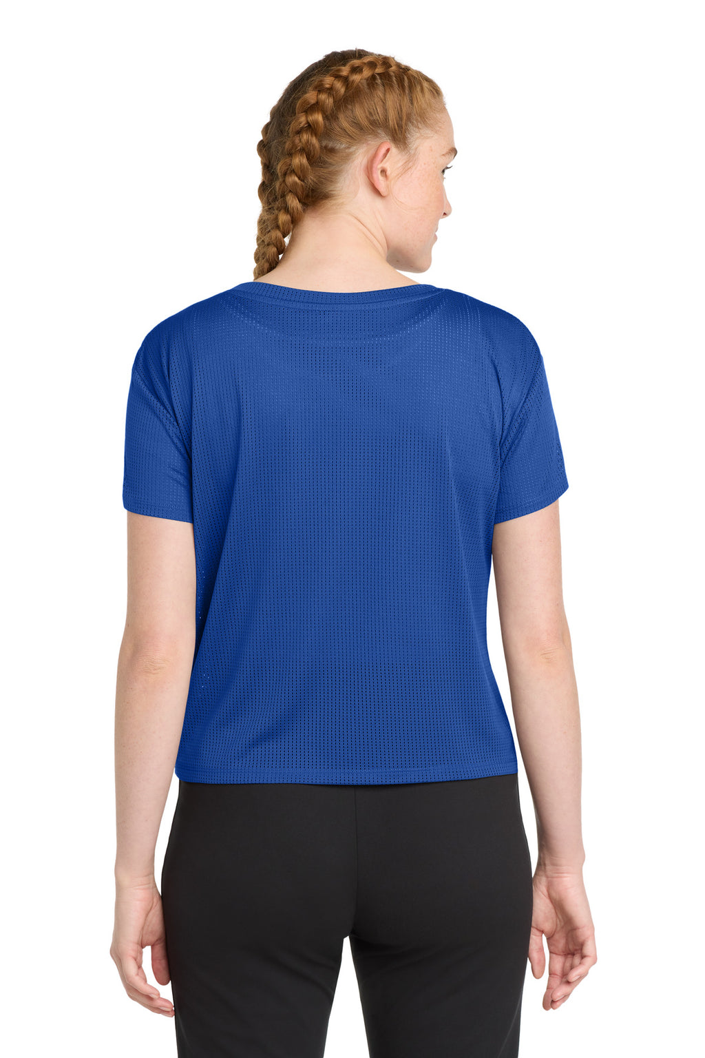 Sport-Tek  Women's PosiCharge  Draft Crop Tee. LST411