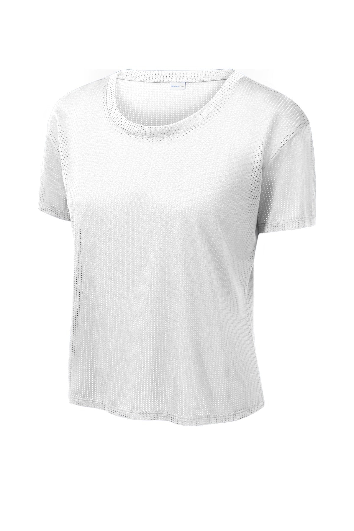 Sport-Tek  Women's PosiCharge  Draft Crop Tee. LST411
