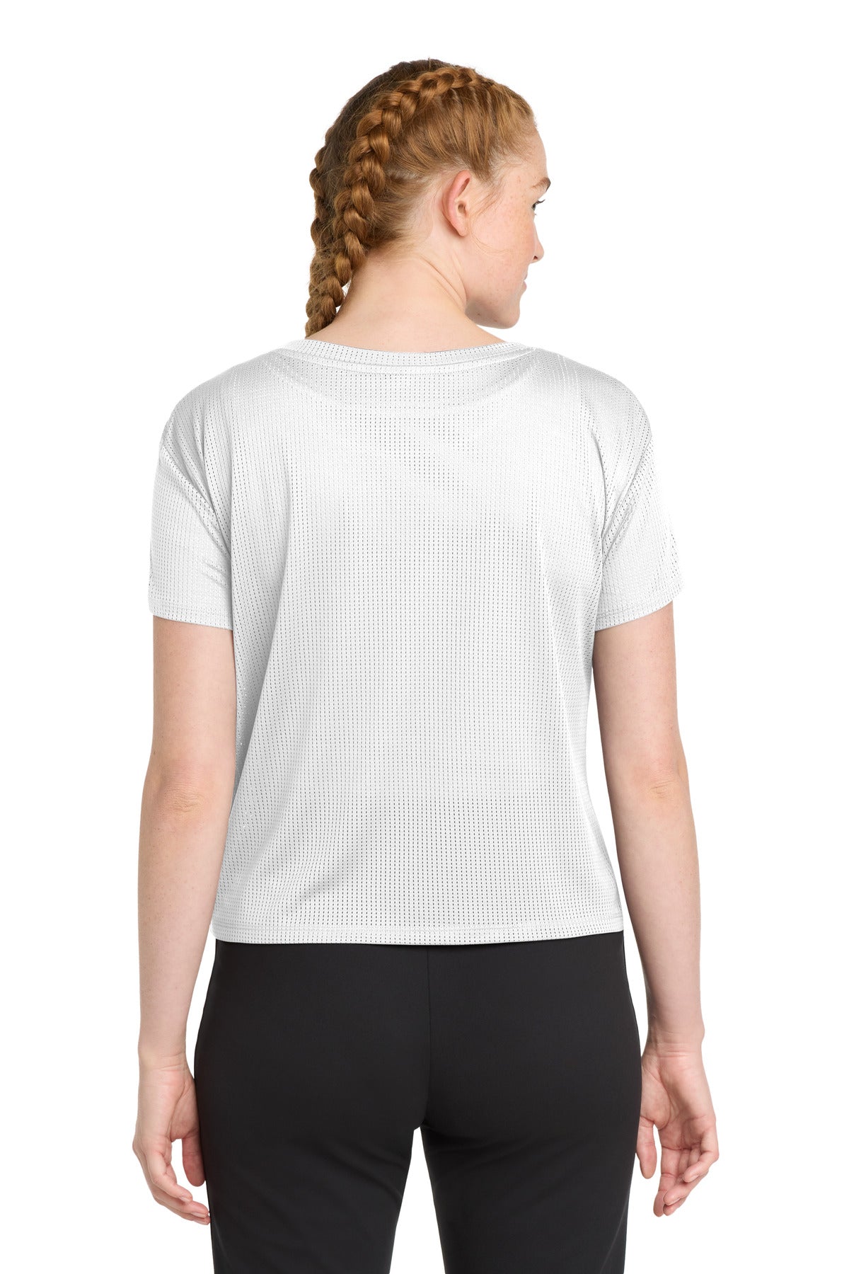 Sport-Tek  Women's PosiCharge  Draft Crop Tee. LST411