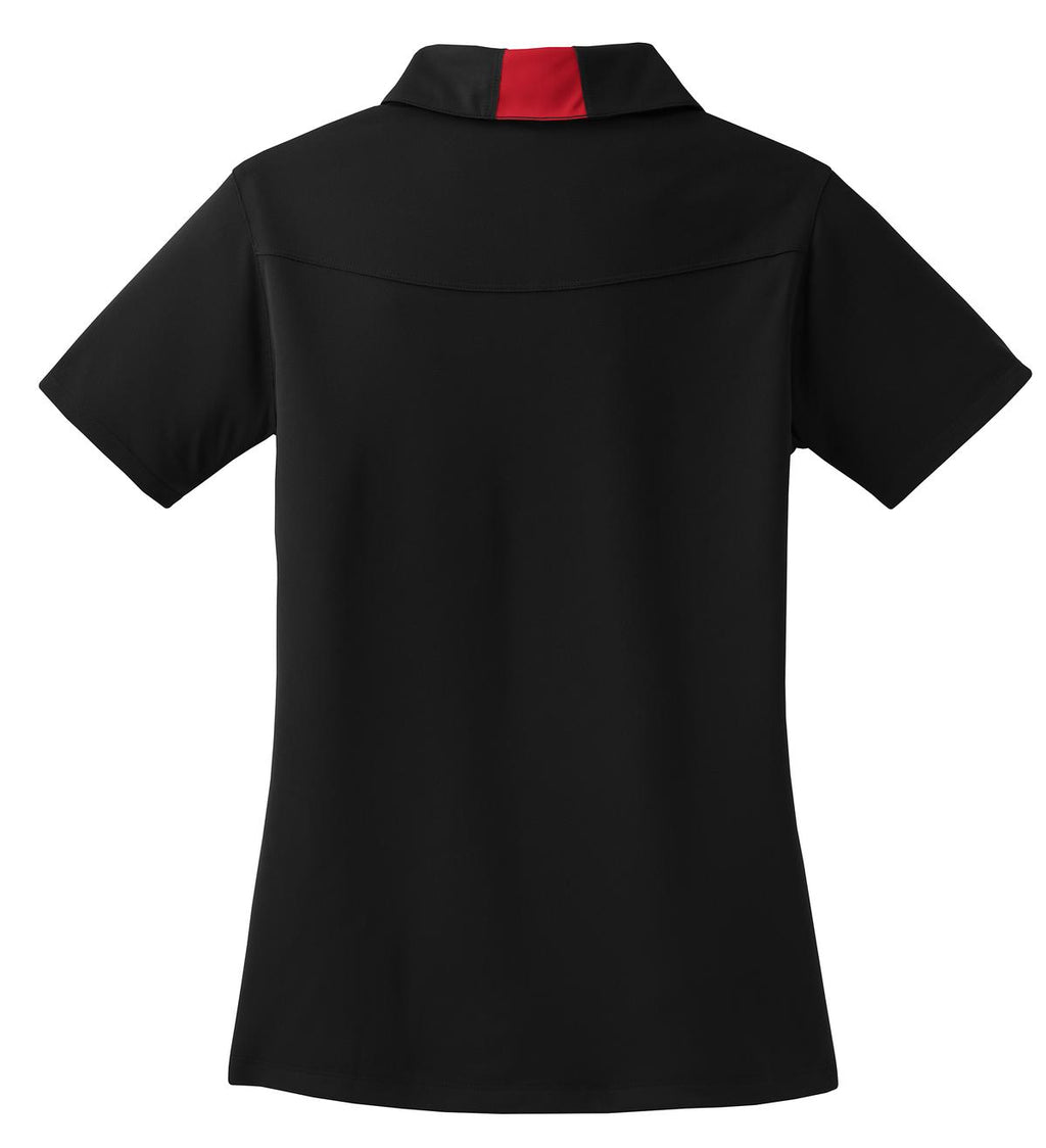 Sport-Tek Women's Side Blocked Micropique Sport-Wick Polo. LST655