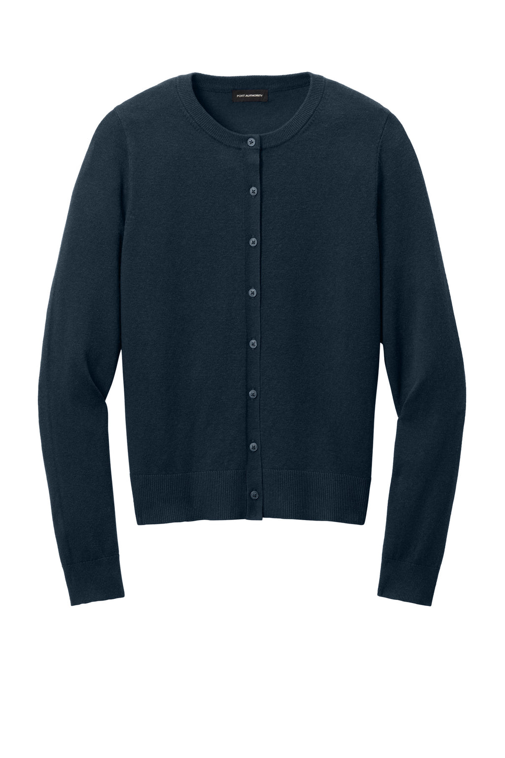 Port Authority Women's Easy Care Crewneck Cardigan Sweater LSW2870