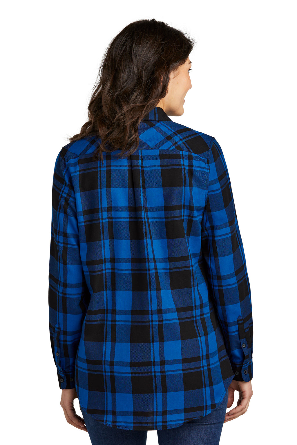Port Authority Women's Plaid Flannel Tunic . LW668