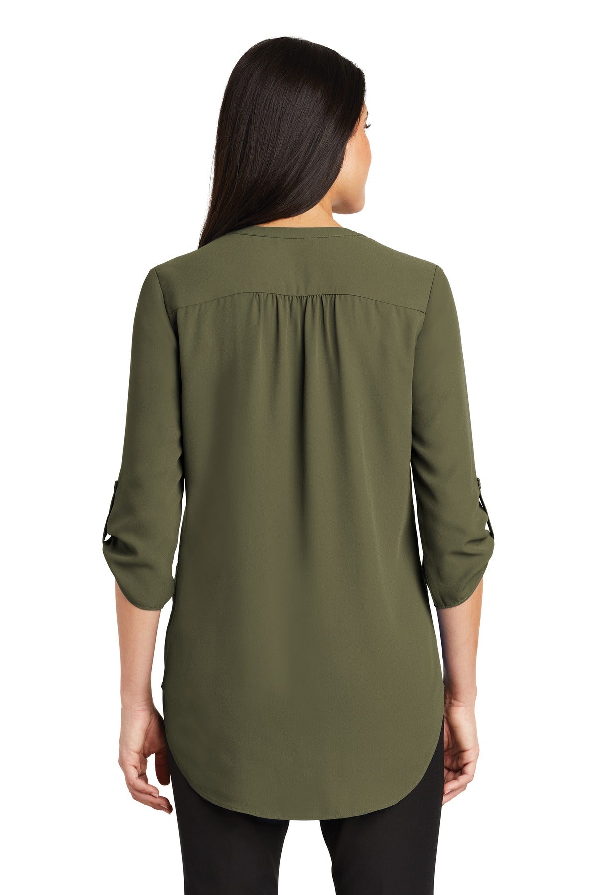 Port Authority Women's 3/4-Sleeve Tunic Blouse. LW701