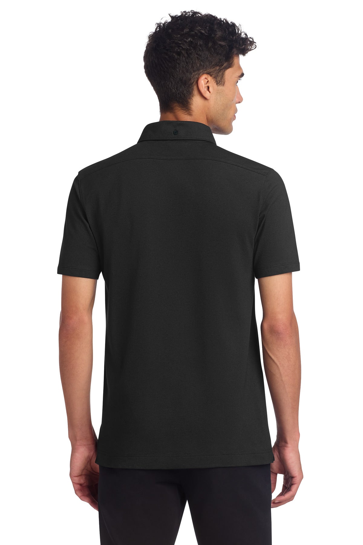 Mercer+Mettle Stretch Pique Full-Button Polo MM1006